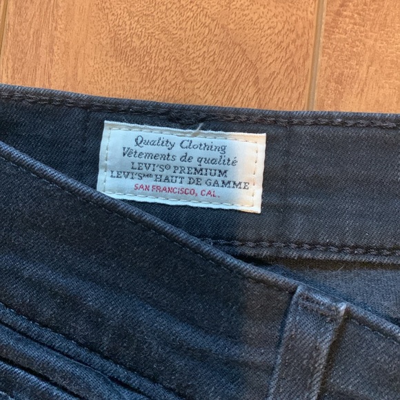 Levi's 710 super skinny black jeans, women's 29 - Picture 3 of 6